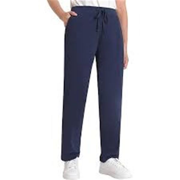 KIRKLAND WOMENS ACTIVE JOGGER PANTS BLUE SIZE MED