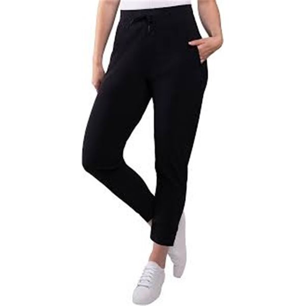KIRKLAND WOMENS ACTIVE JOGGER PANTS BLACK SIZE SM