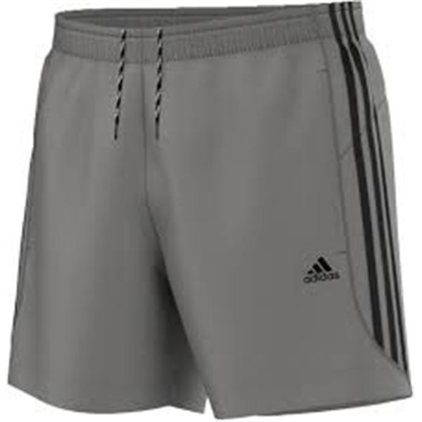 NEW ADIDAS MENS SPORTS SHORTS GREY SIZE LARGE