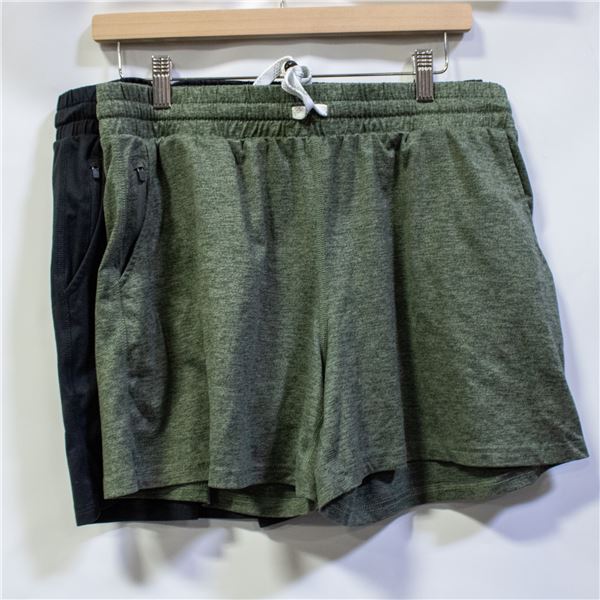2 PACK OF PACIFIC TRAIL MENS LOUNGE SHORTS SIZE LG