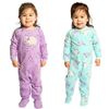Image 1 : NEW 2 PACK PEKKLE FLEECE FULL ZIP SLEEPER SIZE 2T