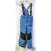 Image 1 : XMTN GIRLS SNOW PANTS WITH STRAPS BLUE SIZE 7