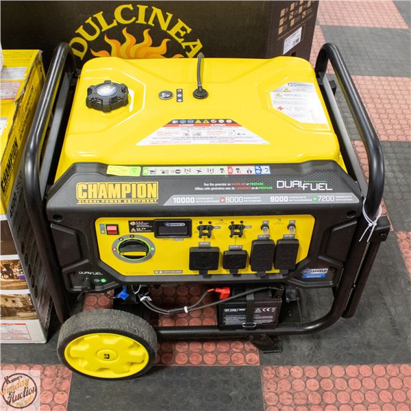 CHAMPION DUAL FUEL PORTABLE GENERATOR WITH CO