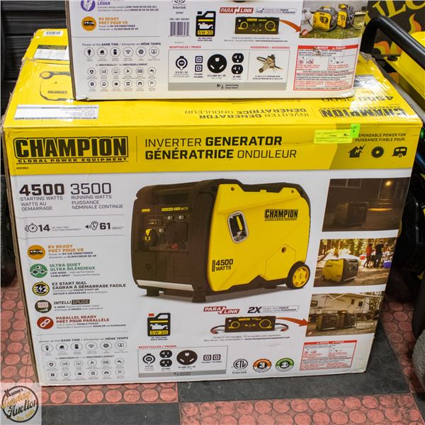 CHAMPION DUAL FUEL INVERTER GENERATOR 4500 WATT