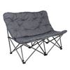 Image 1 : NEW KINGCAMP OVERSIZED PADDED DOUBLE CHAIR GREY