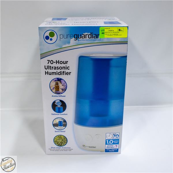 PURE GUARDIAN ULTRASONIC HUMIDIFIER UP TO 70-HOUR