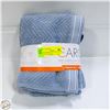 Image 1 : 4 PK OF HOME CARO HAND TOWELS LIGHT BLUE 18 X 30"