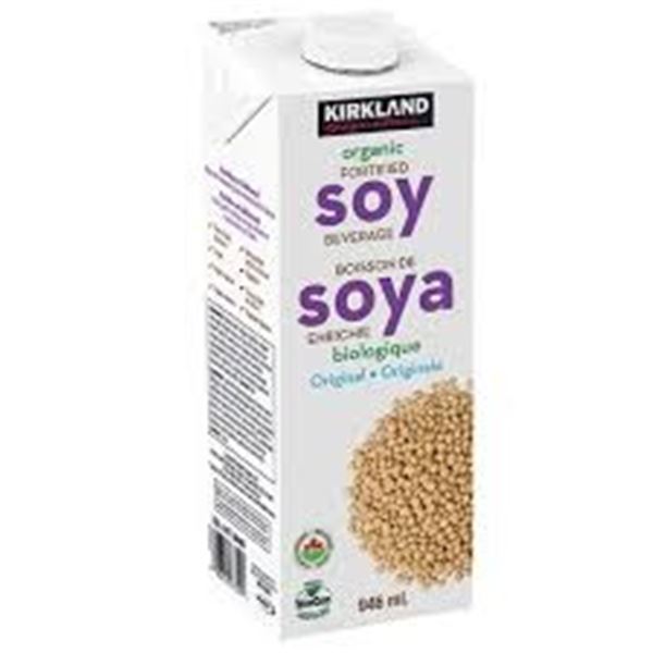 NEW 6 PACK OF KIRKLAND ORGANIC SOY BEVERAGES