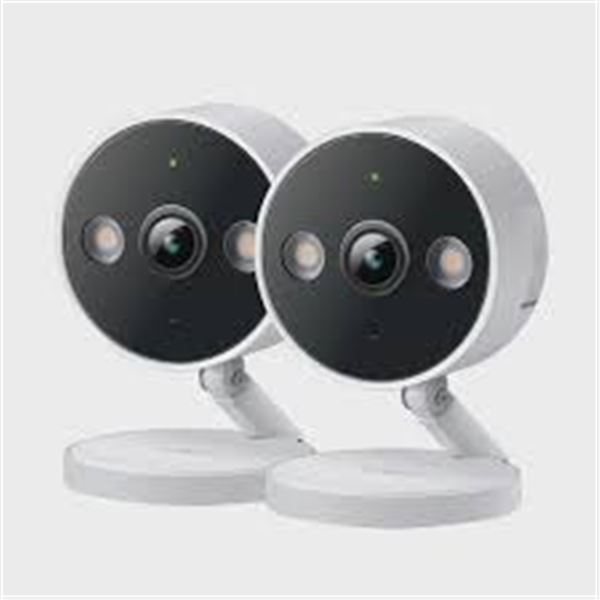 2 PK OF TAPO INDOOR/OUTDOOR HOME SECURITY CAMERAS
