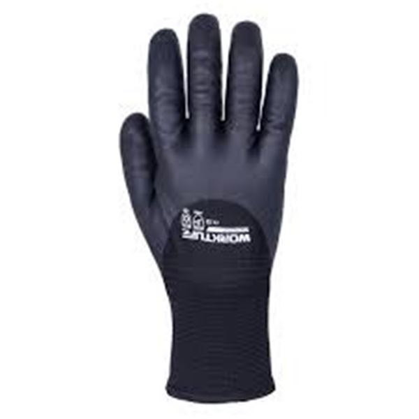 5 PAIRS OF WORK TUFF WINTER WORK GLOVES MEDIUM