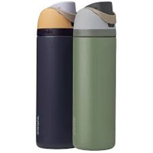 NEW 2 PACK OF OWALA LEAK PROOF INSULATED BOTTLES