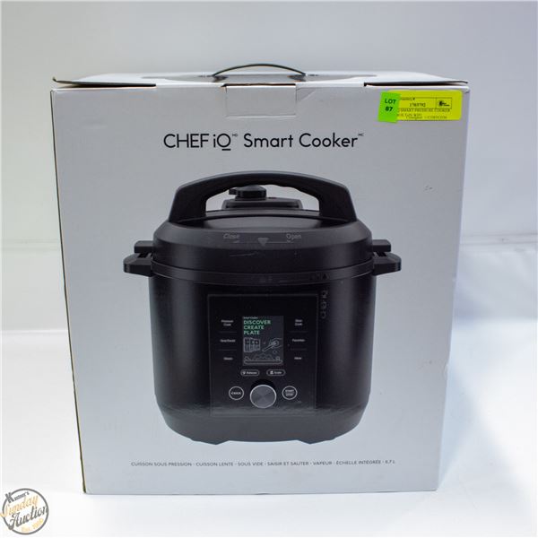 CHEF IQ SMART PRESSURE COOKER WITH BUILT-IN WIFI