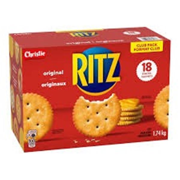 NEW 18 PK OF CHRISTIE ORIGINAL RITZ CRACKERS