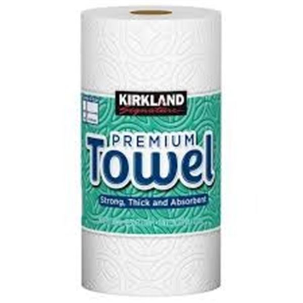 NEW 12 PACK OF KIRKLAND 2-PLY PAPER TOWEL ROLLS