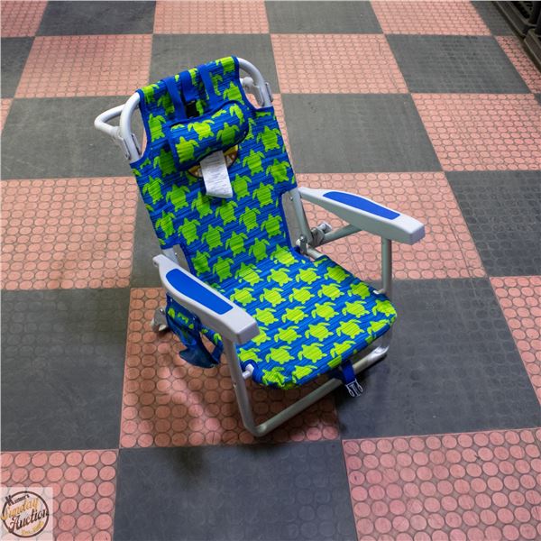 TOMMY BAHAMA KIDS FOLDING BEACH CHAIR