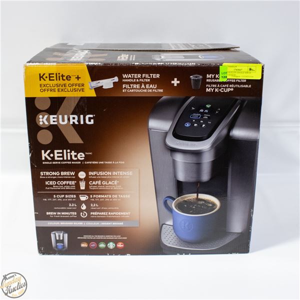 KEURIG K-ELITE SINGLE SERVE COFFEE MAKER