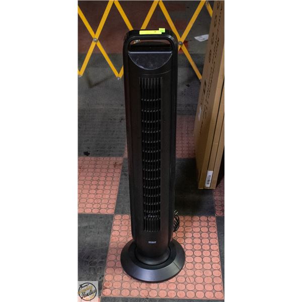 SEVILLE CLASSICS OSCILLATING TOWER FAN BLACK 40"