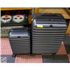 Image 1 : 2 PACK OF DELSEY HELIUM EDGE HARDSIDE LUGGAGE SET