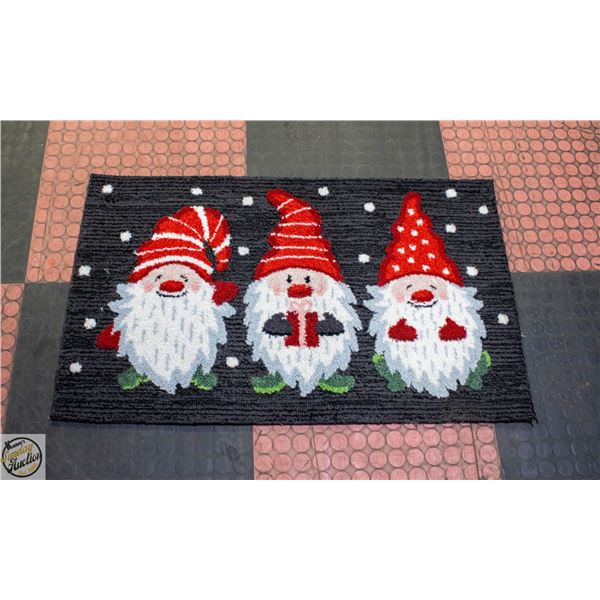 HOLIDAY THEMED FLOOR RUG - 22 X 38"