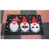 Image 1 : HOLIDAY THEMED FLOOR RUG - 22 X 38"
