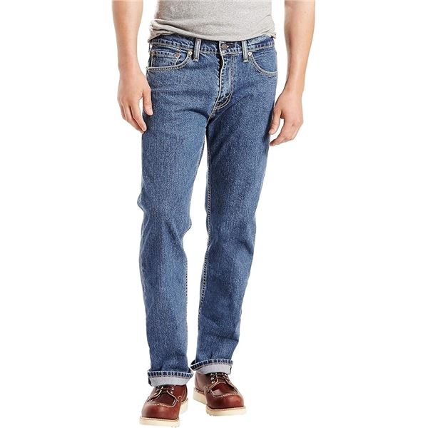 NEW LEVI STRAUSS 505 REGULAR STRETCH JEANS 32 X 30
