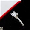 Image 2 : #4408-CUSTOM SET 1.00 CT GRA CERTIFIED RADIANT CUT