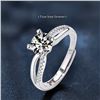 Image 1 : 1 CT GRA CERTIFIED ROUND BRILLIANT MOISSANITE