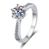 Image 5 : 1CT GRA CERTIFIED ROUND BRILLIANT MOISSANITE 925S