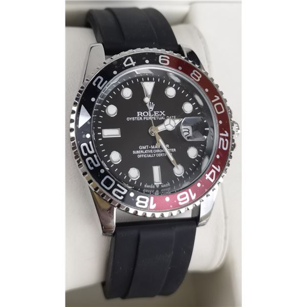 NEW REPLICA ROLEX "GMT-MASTER" QUARTZ WATCH