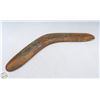 Image 1 : HANDCRAFTED SIGNED EWARCON AUSTRALIAN BOOMERANG