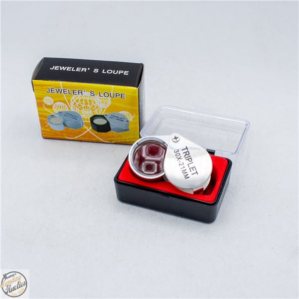 #4428-JEWELLERS LOUPE TRIPLET 30 X 21 MM