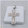 Image 1 : NEW SILVER PLATED CROSS PENDANT
