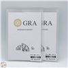 Image 2 : #4378-2.00 CT TW GRA CERTIFIED ROUND BRILLIANT CUT