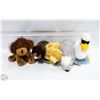 Image 1 : 5 NEW OLD STOCK WEBKINS STUFFIES WITH ONLINE CODES