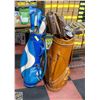 Image 1 : 2 SETS VINTAGE GOLF BAGS /CLUBS/COVERS