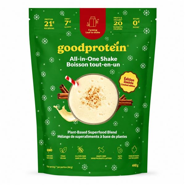 GOODPROTEIN ALL-IN-ONE EGGNOG SHAKE 440G EXP