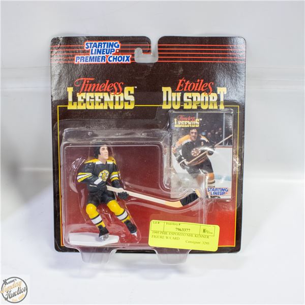 1995 PHIL ESPOSITO NHL KENNER FIGURE W/CARD