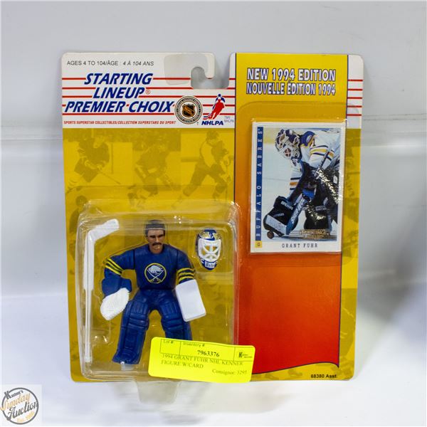 1994 GRANT FUHR NHL KENNER FIGURE W/CARD