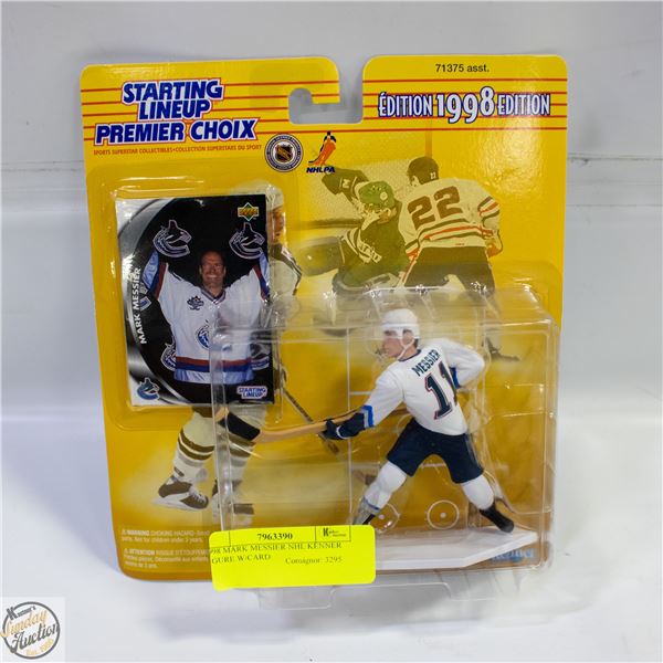 1998 MARK MESSIER NHL KENNER FIGURE W/CARD