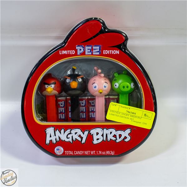VINTAGE ANGRY BIRDS PEZ LIMITED EDITION SET