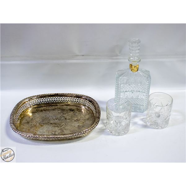 VINTAGE LIQUOR DECANTER, ROSSINI, MADE