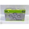 Image 1 : NEW JIB 400 LUMENS 4 RECESSED FIXTURES