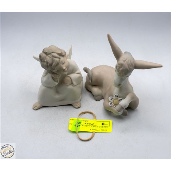 LLADRO SLEEPING ANGEL CHERUB