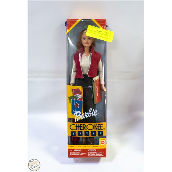 VINTAGE 2000 CHEROKEE BARBIE NEVER OPENED-ESTATE