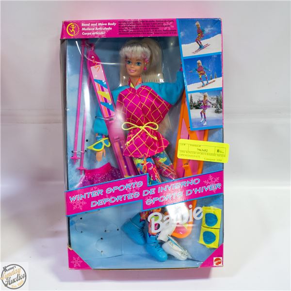 1994 WINTER SPORTS BARBIE NEVER OPENED-ESTATE