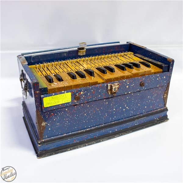 ANTIQUE HARMONIUM DULCETINA DOUBLE REED INDIAN
