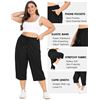 Image 2 : NEW FOREYOND PLUS SIZE CAPRI PANTS FOR WOMEN LOOSE