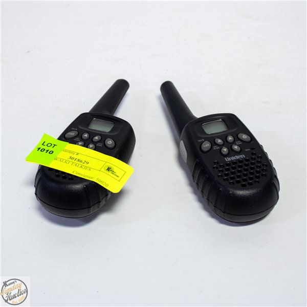UNIDEN WALKI TALKIES