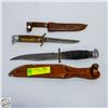 Image 1 : LOT OF VINTAGE HUNTING KNIVES