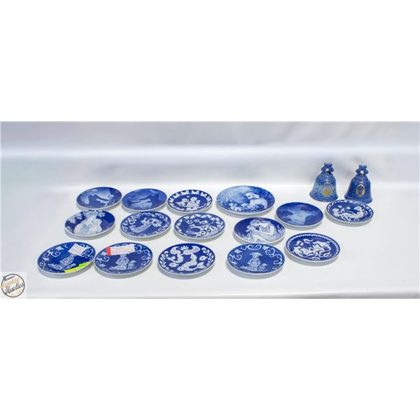 VINTAGE ROYAL COPENHAGEN BLUE PLATES